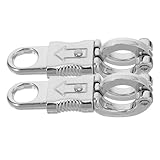 PENIKOKO 2 Stück Zinklegierung Karabinerhaken Schnellverschluss Seilhaken für Pferdesport Zügel Reitzubehör Outdoor