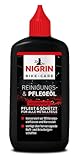 NIGRIN BIKE-CARE Fahrrad-Reinigungs- und Pflegeöl | 100 ml Flasche | Fahrradreinigung und Pflege | schützt vor Korrosion, grau