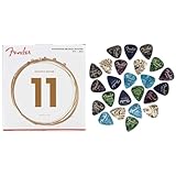 Fender HN144456 Saiten & Fender 351 Shape Premium Celluloid Picks 24 Count