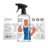 Acrylglas Spezialreiniger Spray - Acrylglas Reiniger für alle Acrylglas Oberflächen - Premium Plexiglas Reiniger ohne Kratzer - Kunststofffenster Reiniger (500ml)
