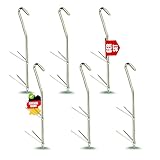 Zite Fishing Räucherhaken-Fisch Set V-Form - 6 Stück im Set - auch Fleisch, Käse & Mehr räuchern | Fisch-Räucherhaken-Edelstahl Räucherzubehör, Fischhaken zum Räuchern, Fisch Räuchern