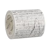 NUOBESTY 1 Rolle Handbuch Und Klebeband Vintage-klebeband Diy Klebeband Frosch Doppelt Gothic Weiß Papier Zahlen Retro Maskierung Haustier Bastelband Klebrig Magnetband Japanisches Papier