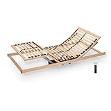 Generisch Lattenrost mit Motor 90x200cm fertig montiert elektrisch verstellbar Härte-Regulierung zum Klappen Made in Germany direkt vom Hersteller