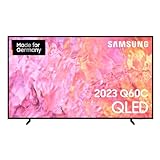 Samsung QLED 4K Q60C 50 Zoll Fernseher (GQ50Q60CAUXZG, Deutsches Modell), Quantum-Dot-Technologie, Quantum HDR, AirSlim Design, Smart TV [2023]