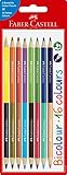FABER-CASTELL 116197 - Buntstifte Set Bicolor 8er mit 16 Farben