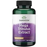 Swanson Mega Tribulus Extract (Tribulus terrestris), 250mg, 120 Kapseln, hochdosiert, Laborgeprüft, Sojafrei, Glutenfrei, Ohne Gentechnik