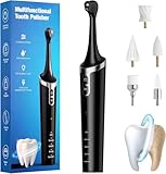 Zahnreinigung Zahnaufhellungsset, Zahnpolierer mit 5 Modi für Zahnreinigung & Zähne Aufhellen, zum Polieren nach der Zahnreinigung, Zahnaufhellung Bleaching Set mit 5 Köpfen