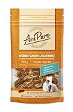 AniPuro 100g Würstchen-Leckerei vom Huhn, Belohnungssnack, hochwertig, getreidefreie Rezeptur, tierisches Monoprotein, für große und kleine Hunde