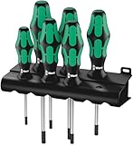 Wera 367/6 Schraubendrehersatz Kraftform Plus TORX® + Rack, 6-teilig, 05028062001