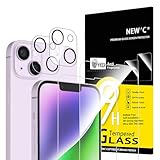 NEW'C für iPhone 14 Plus für Panzerglas 6,7 Zoll (2 Stück) und Kamera Panzer Schutz Glas für Kameraschutz (2 Stück) -kratzfest -extrem widerstandsfähig -9H-Härteglas