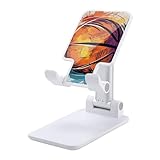 GHEPSDW Bunte faltbare Basketball-Handyhalterung, erhältlich für alle Smartphones