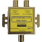 Wittenberg Antennenweiche für UKW und DAB Plus, Einspeisweiche