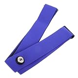 TOBBOMEY Elastischer Sport Brustgurt Ersatzband aus Atmungsaktiv Leicht Verstellbar für Pulsüberwachung Beim Laufen Radfahren Joggen Kompatibel mit Bluetooth Geräten
