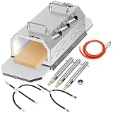 lormuzi GY300 Propan-Schmiedeofen-Set, drei Brenner, Edelstahl, tragbarer Schmelzofen, Künstler, Hobby, Messerbau, Werkzeugbau, Hufschmied, Schmied