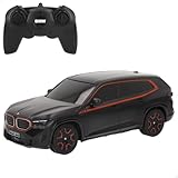 ColorBaby Rastar 41331 BMW XM, ferngesteuertes Auto, Maßstab 1:24, eingespritzte Karosserie, unabhängige Federung, Fernbedienung 2,4 GHz, ferngesteuertes Auto für Kinder ab 6 Jahren, Schwarz