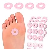 Hühneraugenringe, Hühneraugenpflaster, Rund Schaum-Hornhautkissen, Hühneraugen Pflaster für sofortige Schmerzlinderung, schützt vor Druck durch Schuhe (90 Stück)