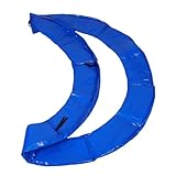 Abaodam Trampolin Schutzpolster Rund Fuß Ø Wasserabweisende Sprungmatten Abdeckung mit Reißfestem Schaumstoffring Langlebiger Randpolster Ersatz für Outdoor Trampoline