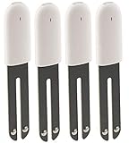 Royal Gardineer Gießanzeiger: 4er-Set 4in1-Pflanzensensoren SUN-141 mit Bluetooth und App-Kontrolle (Pflanzenwächter, Gießanzeiger elektronisch, Pflanzenleuchte)