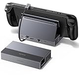 UGREEN Steam Deck Dock mit 4K@120Hz DP, 10Gbps USB Datenports, Gigabit Ethernet, SD/TF Kartenleser, PD 100W USB C Docking Station Kompatibel mit Steam Deck, ROG Ally, Legion Go, iPad Air/Pro usw.