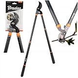 Bradas GARDEN CARE - Astschere - Astschneider - Baumschere - Astscheren- Secateurs & Pruning scissors - Gartenscheere - Teleskop – KT-V1210 - Höhenverstellbar - 61-95 cm