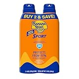 Banana Boat Ultra Mist Sport Performance Broad Spectrum Sun Care Sunscreen Spray - Twin Pack - SPF 30, 6 ounce by Banana Boat
