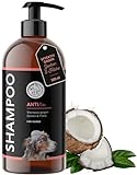 Annimally Anti Zecken und Flohshampoo Hund - Shampoo gegen Zecken, Flöhe & Milben für Hunde - Hundeshampoo mit Neem-Extrakt (500ml)