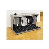 Heute Easy Comfort Schuhputzmaschine: Graphit, 2 Polierbürsten, 1 Vorreinigungsbürste, Stahl, Schuh