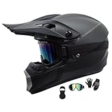 Motorradhelm Herren, Motocross Helm Dirt Bike Fullface MTB Motorradhelm, Jugend Motorradhelme, Für Motorrad Crossbike Off Road Enduro Sport Jugend Motorrad Fahrrad Helm