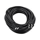 Wasserdichtes Verlängerungskabel: Flexibles Kabel mit 2 Spitzen, wetterfestes Kabel, lange Verlängerungsschnur für den Außenbereich mit Gartenwerkzeugen mit vollständiger Isolierung