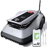 ECOVACS GOAT G1-800 Mähroboter 800㎡ ohne Begrenzungskabel, vollautomatischer kartierender Rasenroboter, Ultra-Weitband+Vision+GPS-Positionierung, 16-Zonen-Management, intelligente Hindernisvermeidung