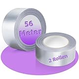 Gigmeta 2 Stück Panzertape Extra Stark, 28m x 48 mm - Wasserdichtes Reparaturband für innen & außen gewebeverstärktes Reparaturband