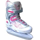 Cox Swain größenverstellbare Kinder Schlittschuhe Laura Gr. XS bis L, Colour: Light pink, Size: S (30-33)