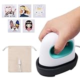 Jinlaili Mini Heißpresse, Mini Transferpresse Hitzepresse Maschine mit 3 Heizstufen, Wärmeübertragung, Tragbare Wärmepresse Heat Press Machine Druckmaschine für T-Shirts, Hüte, Schuhe Taschen