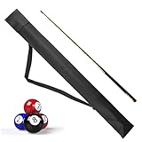 1 Pcs Billard Queue Tasche,Pool Cue Bag,Billard Queue,Queue Tasche,Pool Queue Tasche,Tragbare Pool Queue Tasche Tragetasche Snooker Sticks Billard Tasche Für 1/2 Snooker Billard Stick Rod Storage