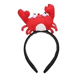 Yardwe Großes Kinderhaarband Wassertier Plüsch Haarreif Kinder Stirnband Wassertier Puppe Spielzeug Fasching Halloween Karneval