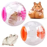 BLLREMIPSUR Spielzeug Hamster Running Ball, Transparent Hamster Laufball Joggingball für Kleintiere, Aktivitätsspielzeug Fitnessball Haustiersport