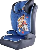 Tataway Paw Patrol Boy i-Size R129, Kindersitz 15-36 kg (3,5-12 Jahre), 100-150 cm, Gruppe 2/3, kann mit 3-Punkt-Gurt montiert werden, hellblau