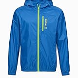 Crivit Kinder Regenjacke Ultraleicht Winddicht mit Kapuze Wasserabweisend (DE/NL/SE/PL, Numerisch, 146, 152, Regular, Blau)