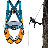 Generisch Sicherheitsgurt für die Arbeit in Höhe - Sicherheitsgurt | Klettergurt | Baumkletterngurt | Herbstschutzkabelbaum | Baumklettergürtel | Fünf-Punkte-Herbstschutz-Abseilungsgurt