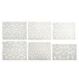 30pcs Frosted Reißverschlussbeutel, wiederverwendbare Hemdverpackung mit Gänseblümchenmuster, 6 Größenverzögerungsorganisatoren für Reisebereich Kosmetik Kleidung Organisation