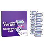 Gillette Venus Extra Smooth Swirl Damenrasierklingen, 10 ORIGINAL Ersatzklingen für Damenrasierer für eine glatte Rasur
