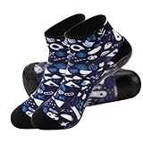 RANDY SUN Sockenschuhe Damen & Herren, Barfuß Beach Socken, Schnell Trocknend Strandsocken, für Beachvolleyball, Yoga, Surfen, 1 Paar