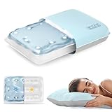 NITETRONIC Wasserkissen 40 x 60 cm, Orthopädisches Kopfkissen für Nacken- und Schulterschmerzen, revolutionäre Fusion von Wasser und Luft, anpassbare Unterstützung für ultimativen Komfort