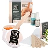 Sugaring4You +1 Zuckerpaste Beauty-Set zur sanften Haarentfernung | Für Intim und Achseln (feste Haare) | Sugaring für Sie & Ihn | inkl. Silverspray & Entfetter | Zuckerwachs Soft 250g