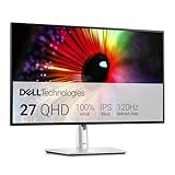 Dell U2724D UltraSharp 27 Zoll QHD (2560x1440) Monitor, 120Hz, IPS Black, 5ms, 98% DCI-P3, 2X USB-C, 2X DisplayPort, HDMI, 3X USB, 3 Jahre Garantie, Silber