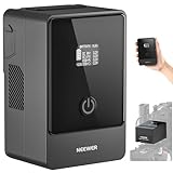 NEEWER Mini V Mount Battery 6800mAh 99Wh 14,5V, PD 65W Bidirektionale Typ C Schnellladung V Lock Akku mit D Tap/BP/USB A/Dual DC Port/OLED Display für Kamera Camcorder Monitor Videolicht, PS099E