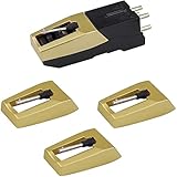 SUNXUE Plattenspieler Nadel, Verbesserte Plattenspieler mit Diamant Stylus für, ION, LP