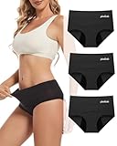 Gladbecke Periodenunterwäsche, Unterhosen Damen Starke Blutung, 60ML Lecksicher Baumwolle, 3er Set,M