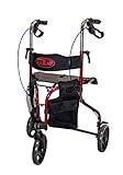 Antar 14131 Delta Gehrad, Rollator mit 3 Rädern und abnehmbarer Tasche