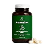 MySilkRoadNature AshwaCore | Ashwagandha Kapseln hochdosiert mit 600 mg KSM-66® Wurzelextrakt, Zink Tabletten & Vitamin B6 | Anti Stress Komplex zur Cortisol Senkung & Hormonbalance